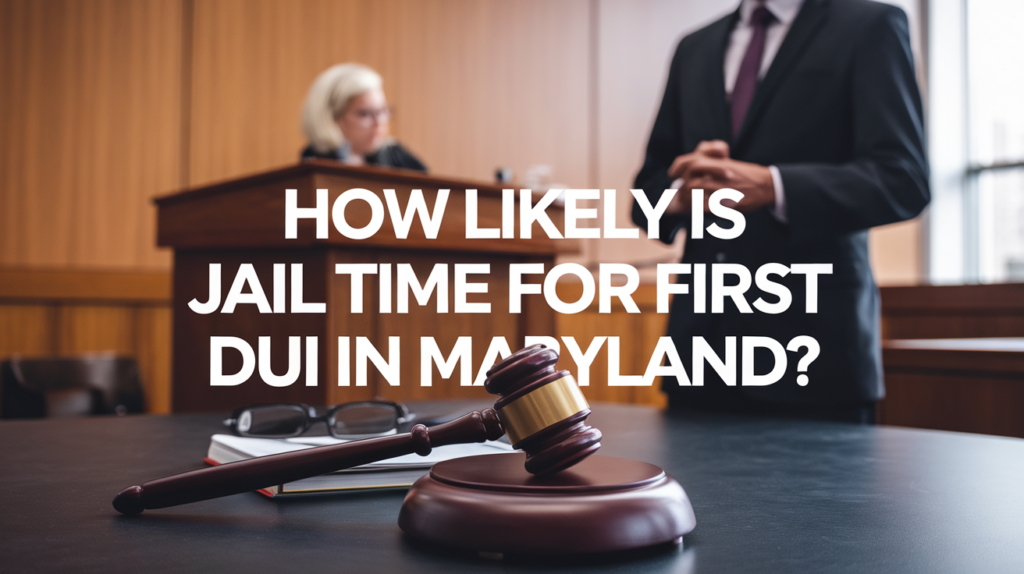 How Likely is jail time for first DUI in Maryland